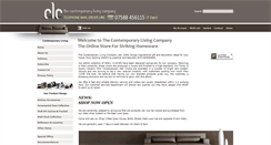 Desktop Screenshot of contemporarylivingcompany.co.uk